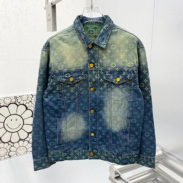 Louis Vuitton Classic Denim Jacket Replica vus01346 Louis Vuitton Classic Denim Jacket Replica vus01346