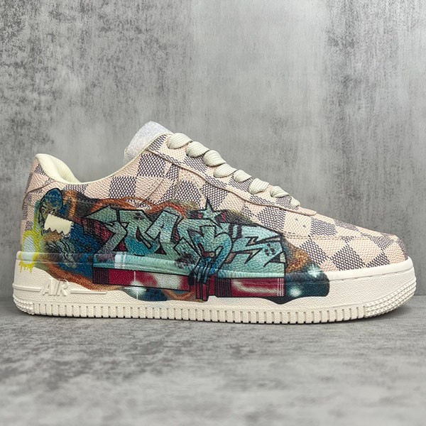 Louis Vuitton x Nike Air Force 1 Low by Virgil Abloh "Sail/Multicolor" nau95079