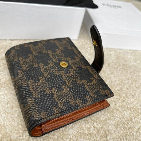 Celine Replica Triomphe CV Small Strap Wallet Cet45565