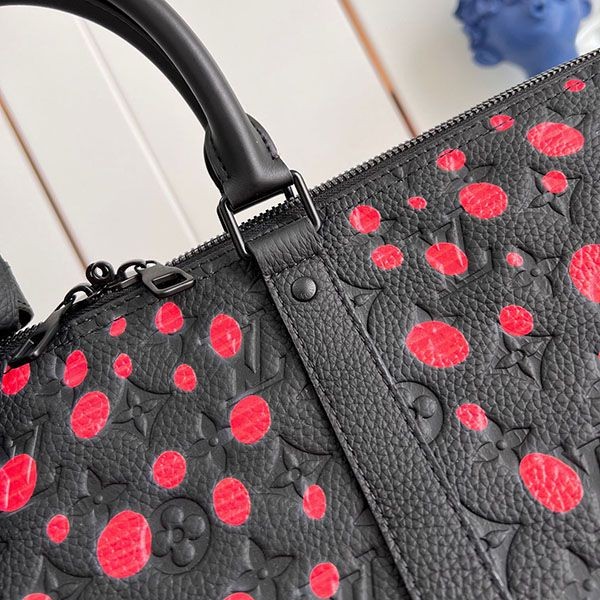 Louis Vuitton x Yayoi Kusama collaboration Keepall replica Bandouliere 50 M21674 vud28657