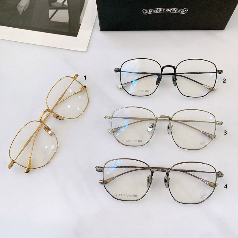 Stylish? Chrome Hearts Glasses Replica [BONE PRONE] Metal Frame Glasses CH8067