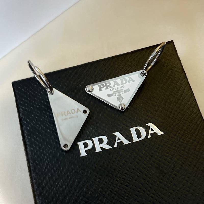 High quality??? New Prada symbol earrings fake puk68894 High quality??? New Prada symbol earrings fake puk68894