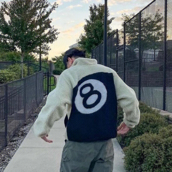 Stussy 8 Ball Sherpa Jacket Replica suz24904