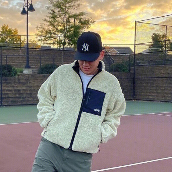 Stussy 8 Ball Sherpa Jacket Replica suz24904