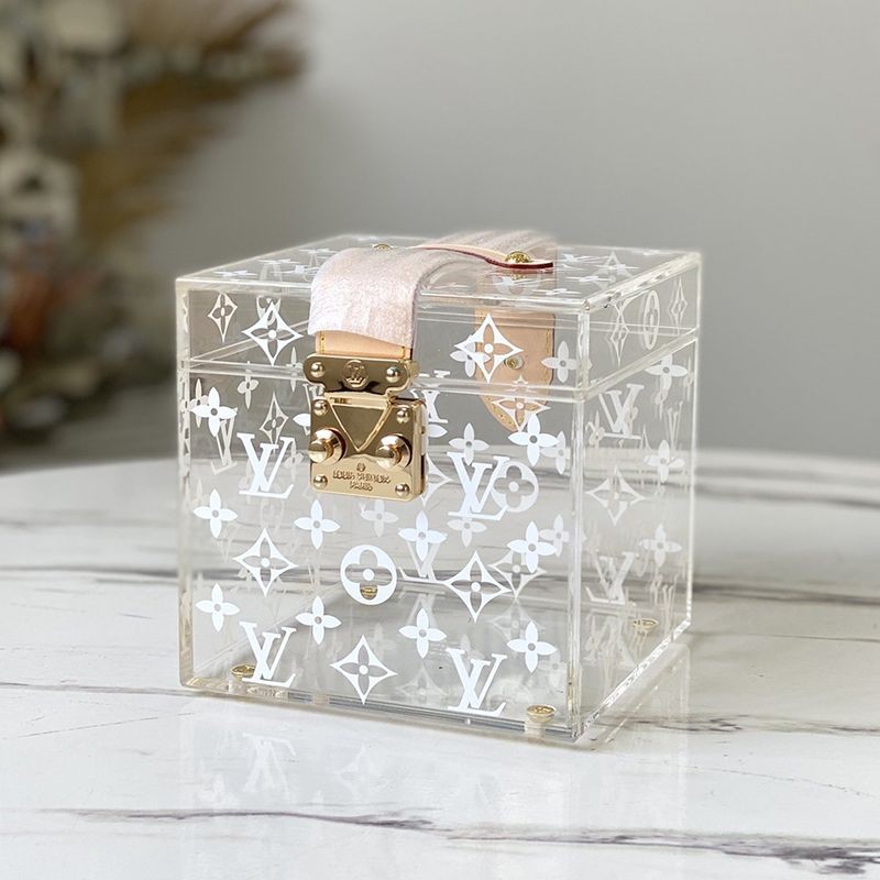 Very popular Louis Vuitton cube-shaped box/transparent case fake? GI0481? Very popular Louis Vuitton cube-shaped box/transparent case fake? GI0481?