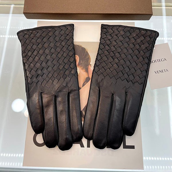 Bottega Veneta Men's Intrecciato Leather Gloves Replica bok93544