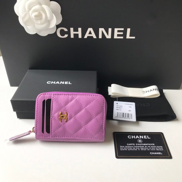 [Limited Edition] Chanel Caviar Skin Card Case Replica shh40790
