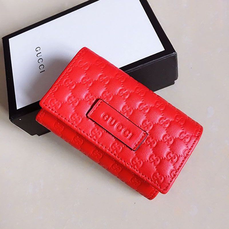 Stylish and cute Gucci wallet 2021 new leather key case wallet copy gg21082703