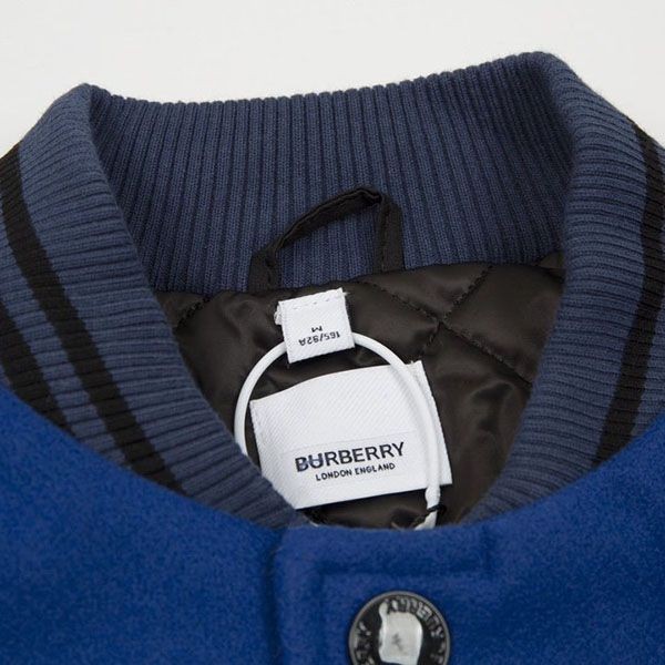 Hard to find Burberry wool and leather bomber jacket replica Bai20985