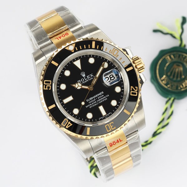 No customs duties Rolex Submariner Replica Date Stainless Steel/Yellow Gold Men's Automatic 126613LN