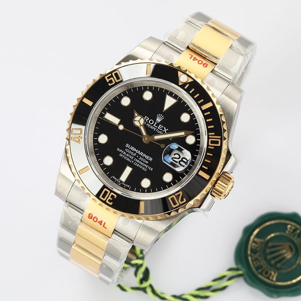 No customs duties Rolex Submariner Replica Date Stainless Steel/Yellow Gold Men's Automatic 126613LN