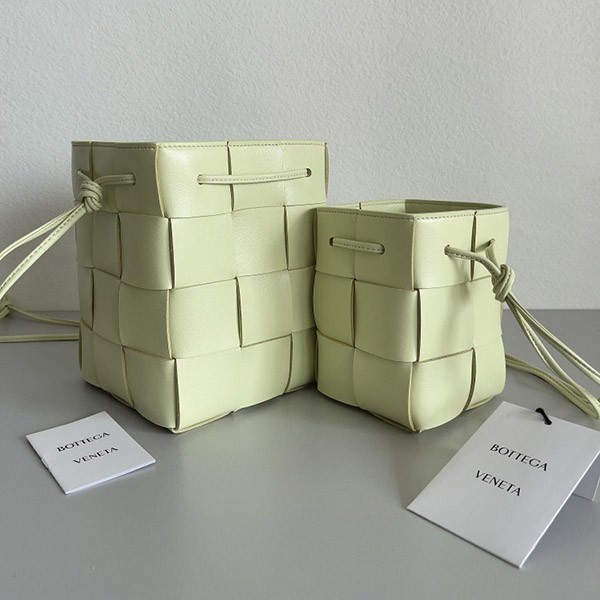 New sale Bottega replica Cassette shoulder bag lemon washed 680218VCQC49412