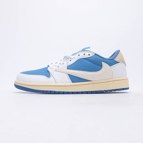 Travis Scott Replica x Fragment x Nike Air Jordan 1 Low OG "UNC" nag62552