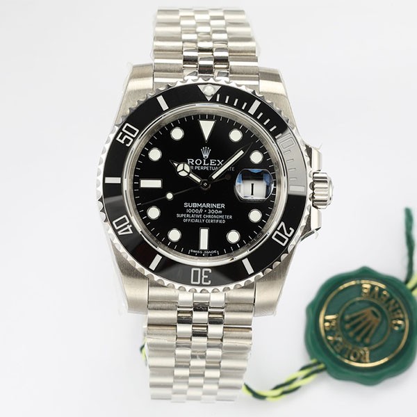 New sale Rolex Black Submariner Replica Date 126610LN