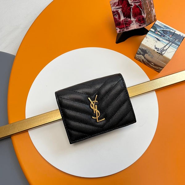 ★Popular in Japan! Saint Laurent Replica Monogram Compact Wallet Sab11430