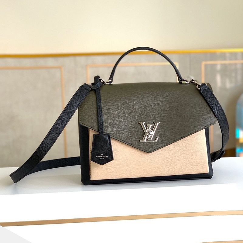 Tracked shipping Louis Vuitton My Lock Me replica ★ 2way handbag shoulder bag ★ Laurier Tofilate Noir M55323