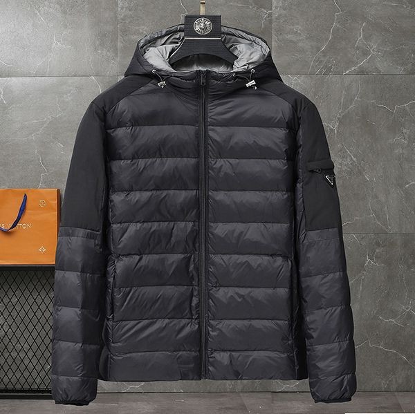 Latest and stylish Prada men's logo hooded down jacket replica puy34285 Latest and stylish Prada men's logo hooded down jacket replica puy34285
