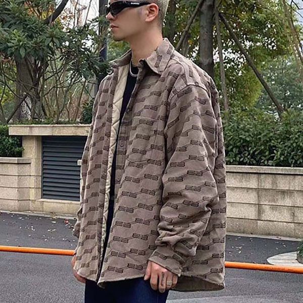 ☆Super popular☆ Balenciaga BB logo denim jacket copy bai06974