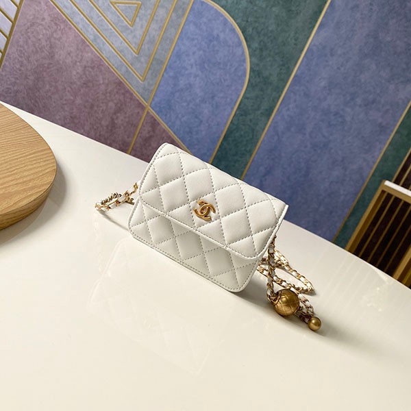 Very popular! Chanel Matelasse shoulder bag copy white sho47125 Very popular! Chanel Matelasse shoulder bag copy white sho47125