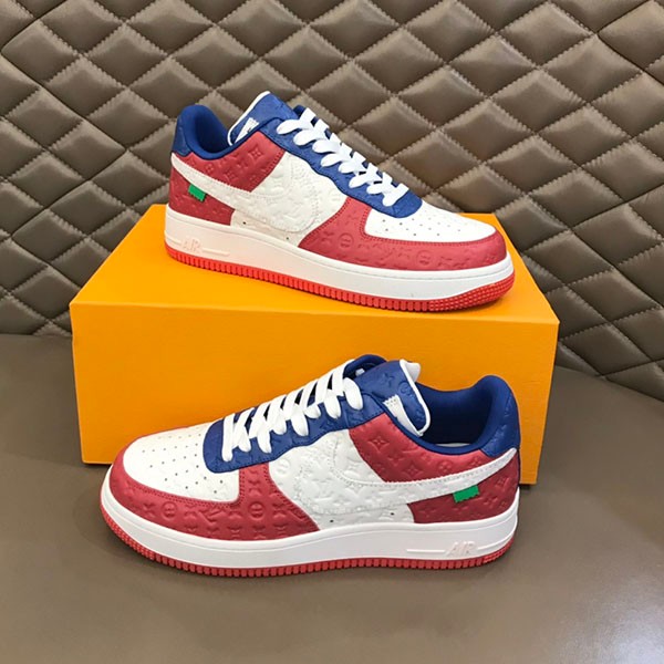 Louis Vuitton x Nike Air Force 1 Replica Low by Virgil Abloh "Red/White" nad03897