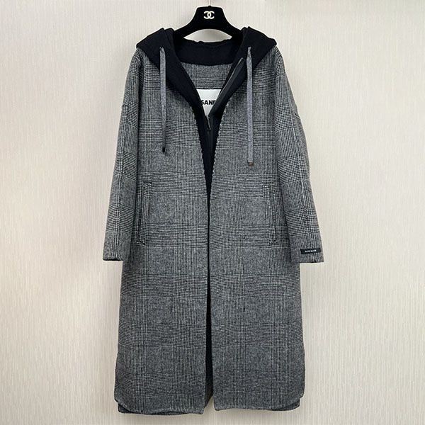 Recommended Jil Sander Drawstring Fake Hooded Coat Jib95635 Recommended Jil Sander Drawstring Fake Hooded Coat Jib95635