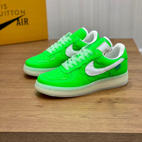 Louis Vuitton x Nike Air Force 1 Replica Low by Virgil Abloh "Green/White" nam23933