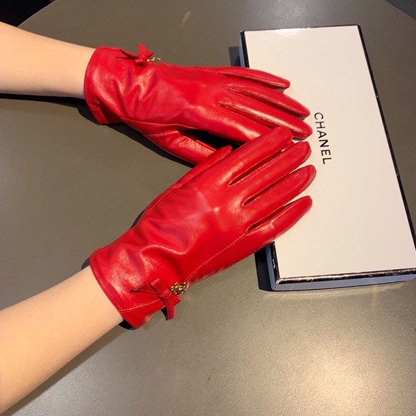 The hottest topic! Replica Chanel Red Leather Gloves shg37356 The hottest topic! Replica Chanel Red Leather Gloves shg37356