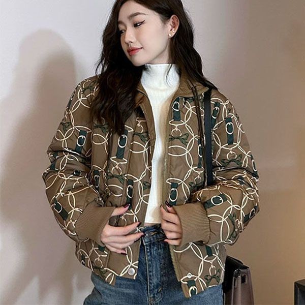 Hermes short reversible down jacket replica ert88445