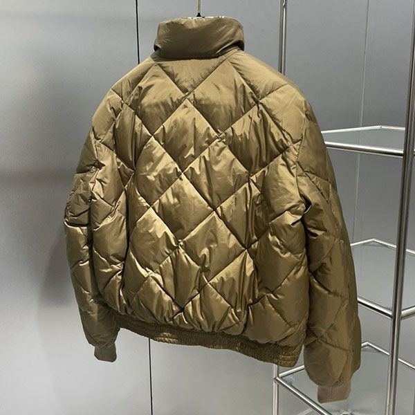 Hermes short reversible down jacket replica ert88445