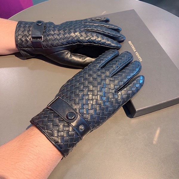 Bottega Veneta Intrecciato Leather Gloves Replica bom82953