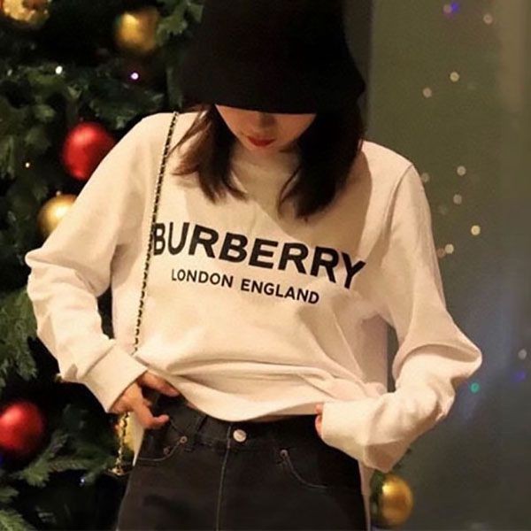 Burberry Logo Cotton Sweatshirt Replica Bao27741