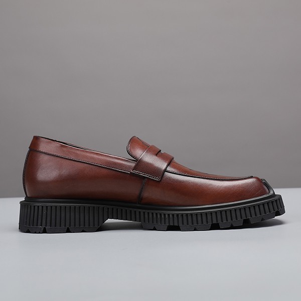 Free shipping [Berluti copy] Leather Oxford bem31370