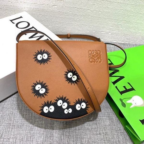 ★Popular in Japan! Loewe Totoro & Dust Bunny Heel Bag in Soft Calf A661V01X05 ★Popular in Japan! Loewe Totoro & Dust Bunny Heel Bag in Soft Calf A661V01X05
