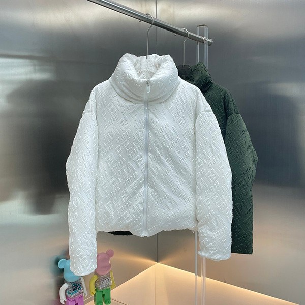 Rare Fendi SKIMS collaboration chunky down jacket fake fev70055