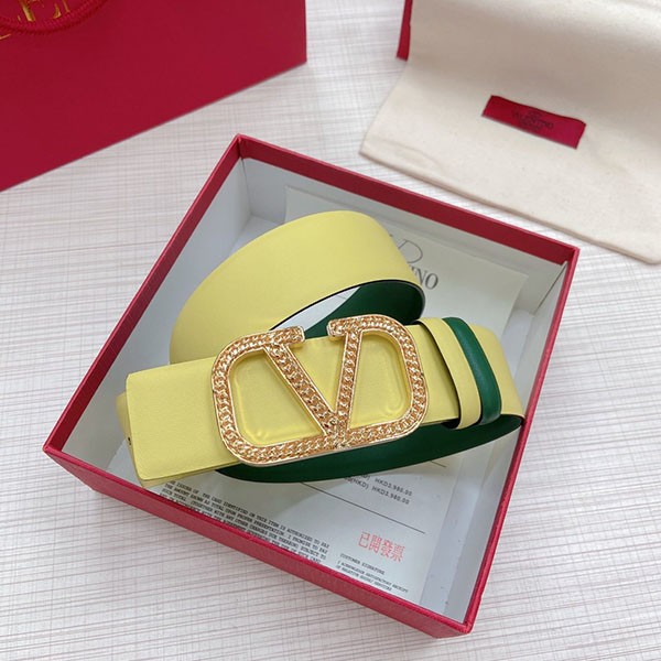 Valentino Replica GARAVANI Stone Logo Belt Vuf85508