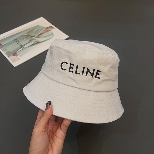 Attention ★ Celine logo cotton bucket hat fake new limited edition Cef01283