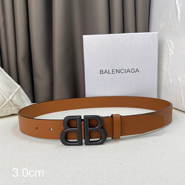 Balenciaga BB logo leather belt replica bat42841
