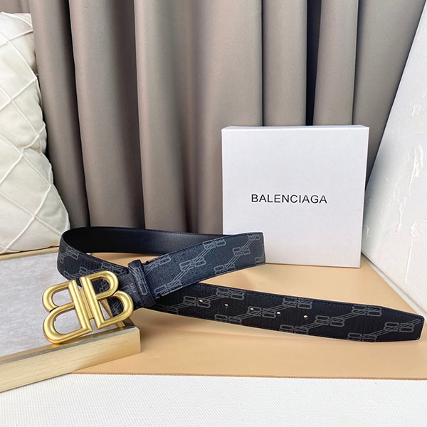 Balenciaga Replica BB Signature Belt 38MM bai88342