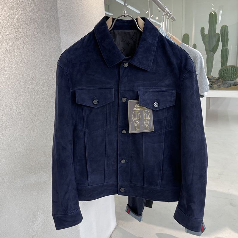 Louis Vuitton Leather Jacket Replica vug01980 Sold Out