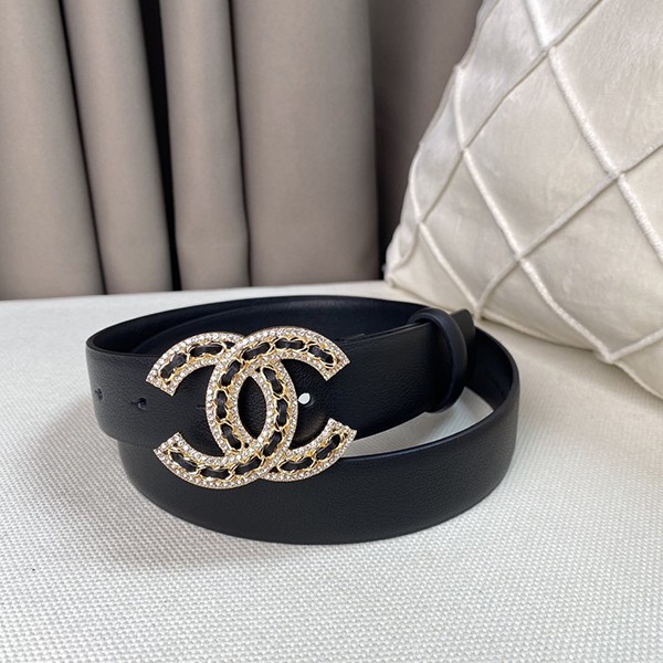 Chanel☆Adult Luxury Belt Replica Calfskin 3.0cm shg43455
