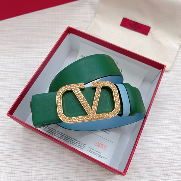 Quick delivery Valentino GARAVANI Stone logo belt replica Vuv44433