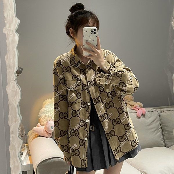 Perfect gift: Gucci x Balenciaga Jumbo GG jacket replica guv43621
