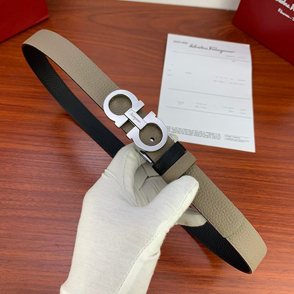 Ferragamo replica logo buckle belt feu86064