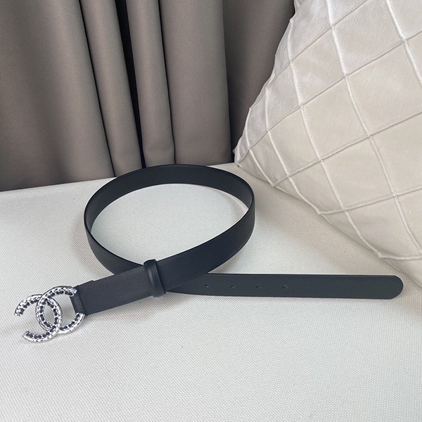 Chanel ☆ Adult Luxury Belt Replica Calfskin 3.0cm Hard to find! she47008
