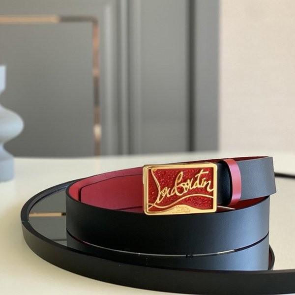 Immediate shipping Christian Louboutin belt fake 35mm high quality??? Rua98476