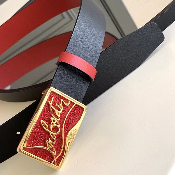 Immediate shipping Christian Louboutin belt fake 35mm high quality??? Rua98476