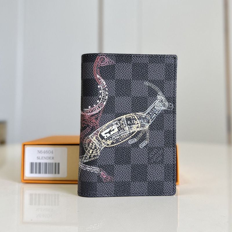 [2022 Spring/Summer New Arrivals] Louis Vuitton Passport Holder Card Case Replica Damier N64604