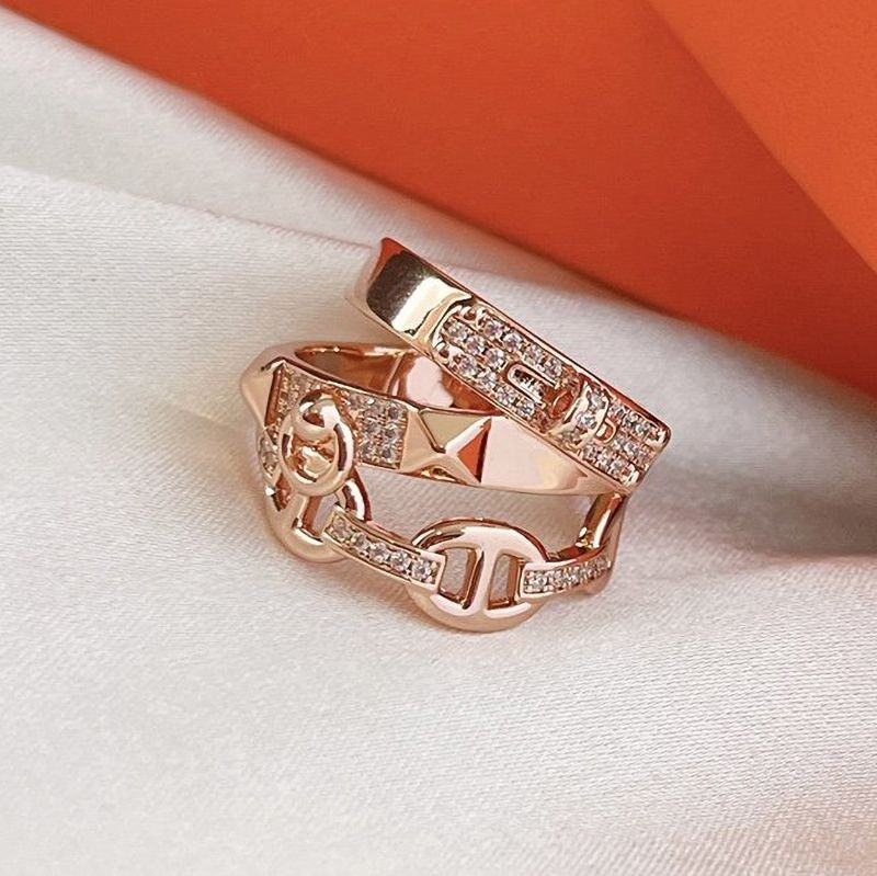 Hard to find Hermes replica Chaine d'Ancre Anchaine ring erx09704