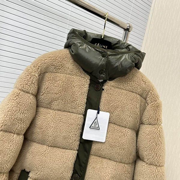 New design Moncler short down jacket Barbot fake mop44008