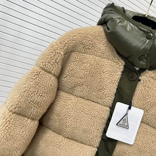 New design Moncler short down jacket Barbot fake mop44008